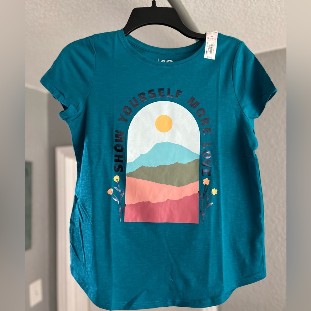 Girls 7-16 SO Graphic Tee